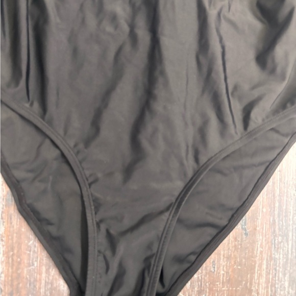 NWT Enjoy the Sunshine Elegant Black One-Piece Swimsuit - Picture 2 of 8